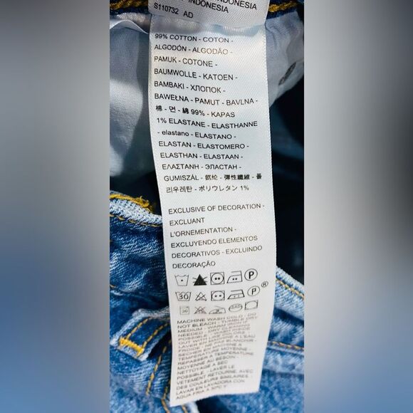 Levi’s Premium 70s High Flare Jeans 28x32 Stretch Denim EUC Retro Style - Picture 12 of 14